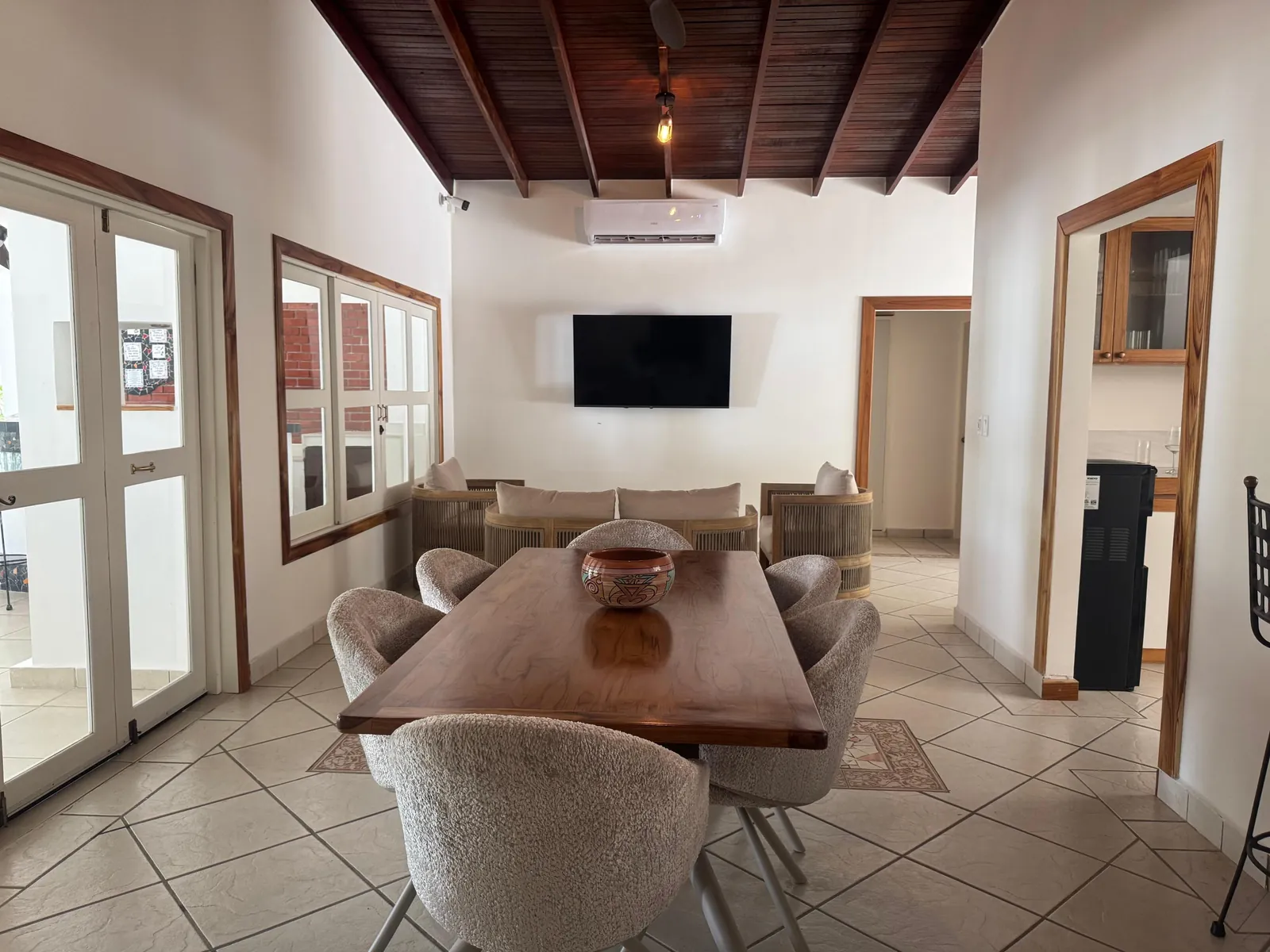 Dining room — Spanish Colonial home for sale at Coronado Golf Club, Panama