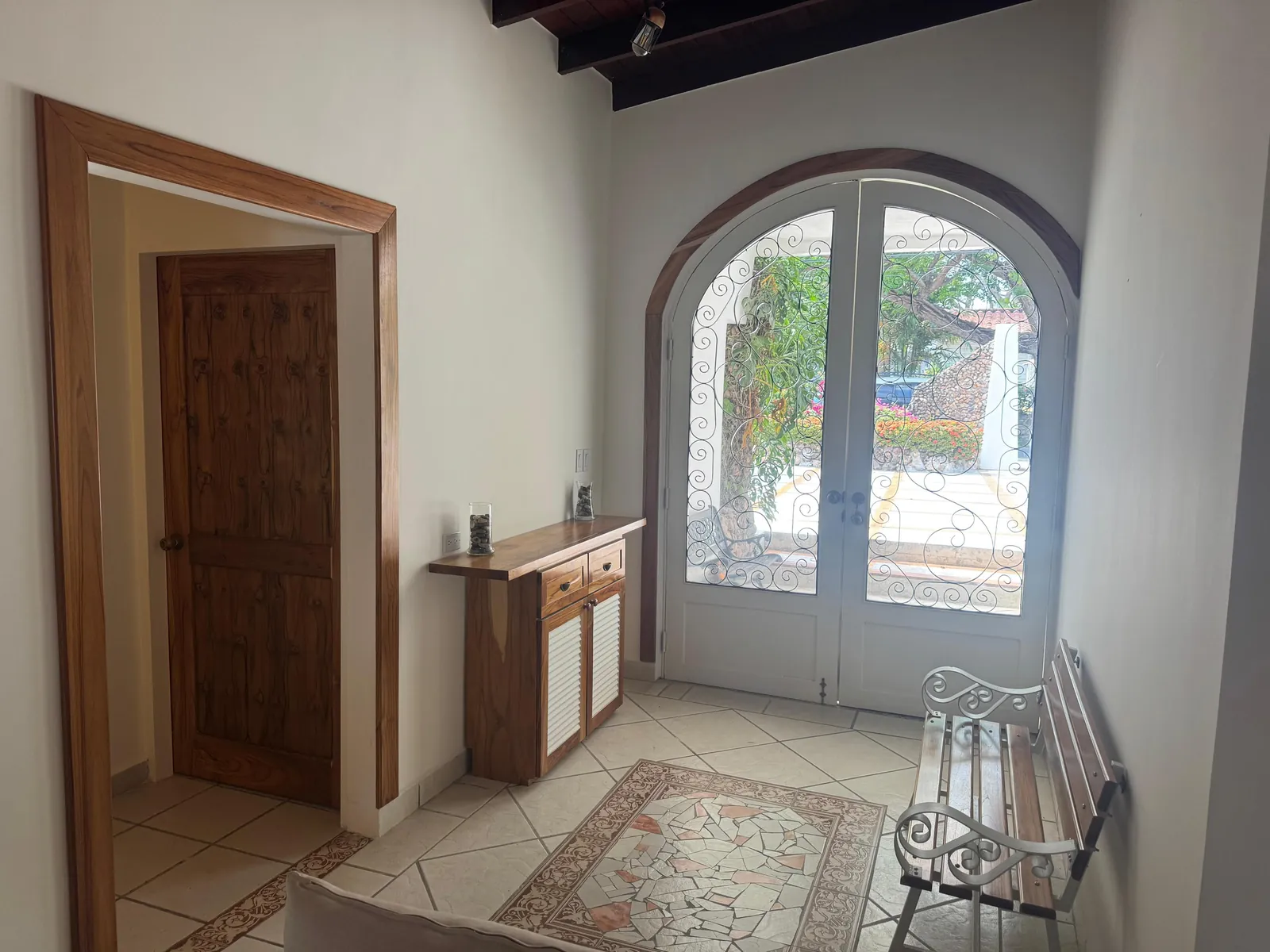 Entry hall — Spanish Colonial home for sale at Coronado Golf Club, Panama