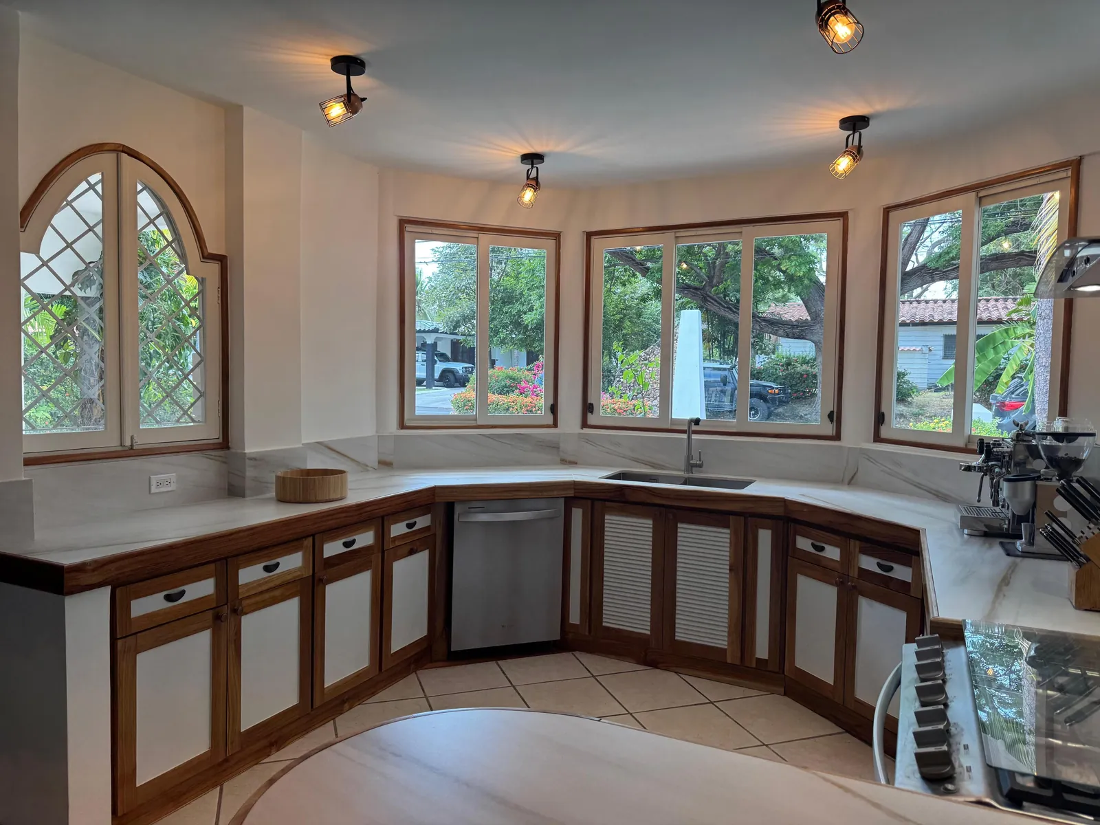 Renovated kitchen — Spanish Colonial home for sale at Coronado Golf Club, Panama