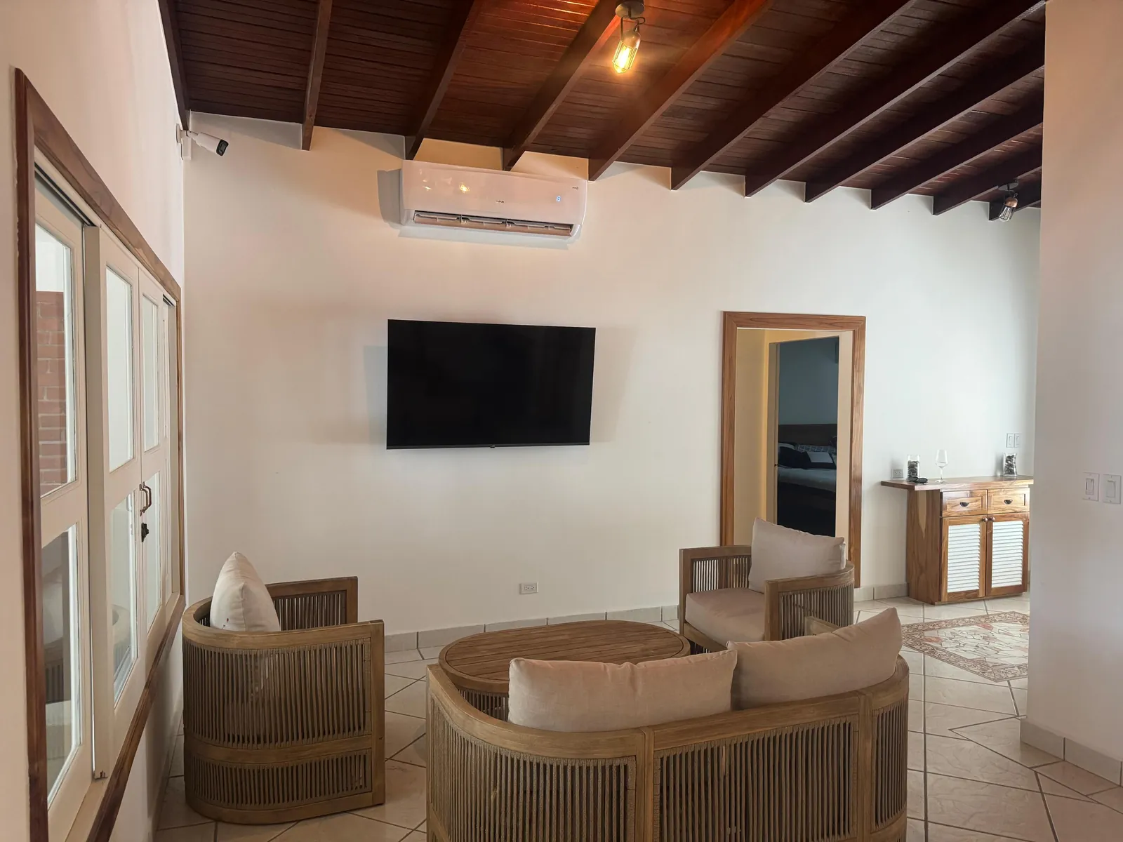 Living room — Spanish Colonial home for sale at Coronado Golf Club, Panama