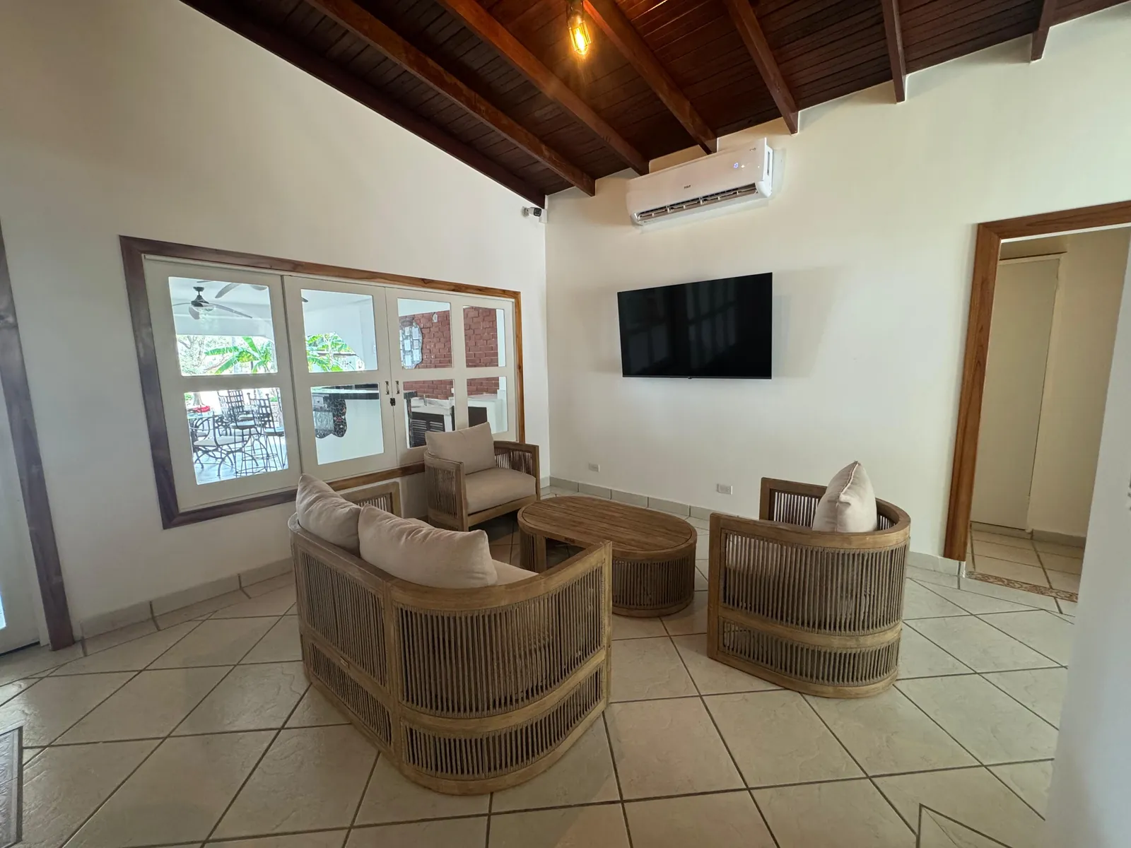Sitting room — Spanish Colonial home for sale at Coronado Golf Club, Panama