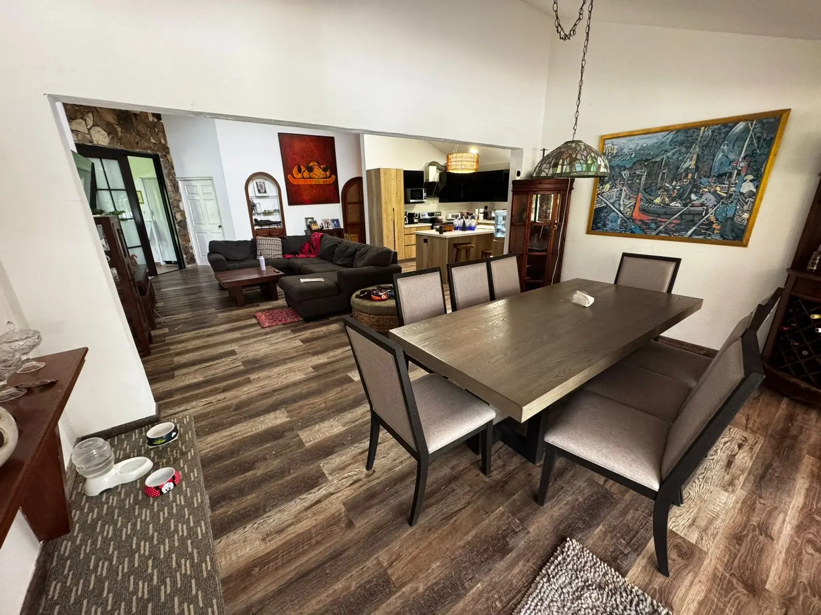 Dining room — lakeside home for sale at Club Ecuestre de Coronado, Panama