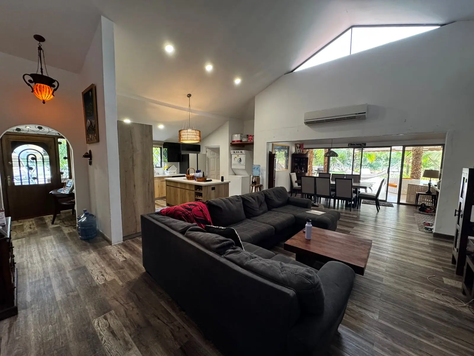 Living room — lakeside home for sale at Club Ecuestre de Coronado, Panama