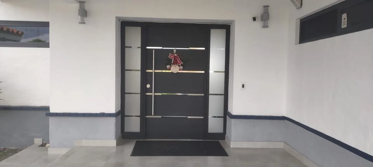 Front door — ocean-view home for sale in Terrazas de Vista Mar, San Carlos, Panama